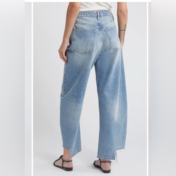 FRAME DIVINE BARREL JEANS RELEASED INSIDE STEP FRAY, SIZE 29 - Picture 2 of 7